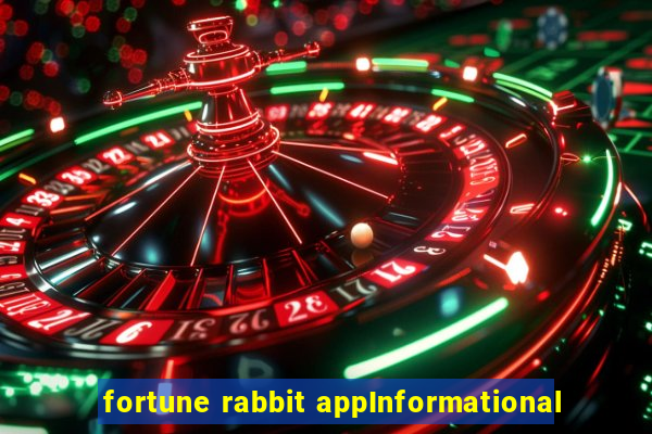 fortune rabbit appInformational