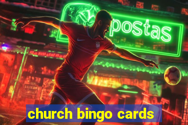 church bingo cards