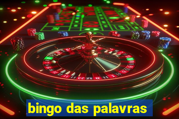 bingo das palavras