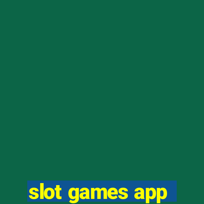 slot games app