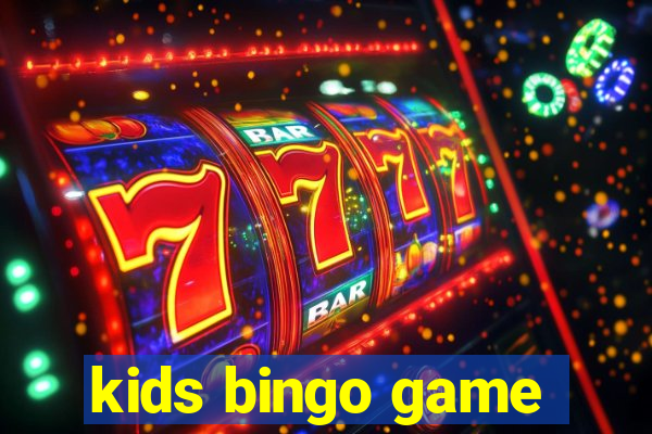 kids bingo game