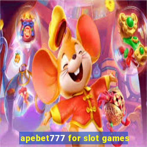 apebet777 for slot games