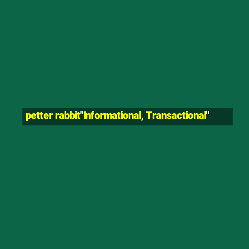 petter rabbit