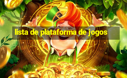 lista de plataforma de jogos