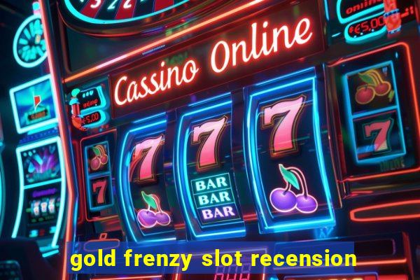 gold frenzy slot recension