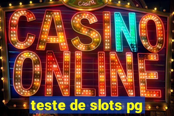 teste de slots pg