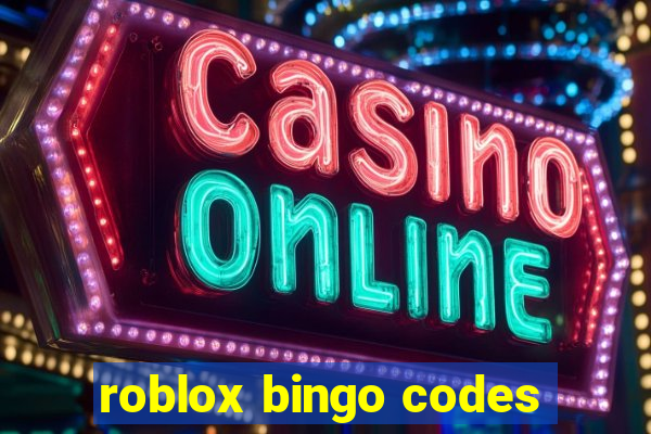 roblox bingo codes