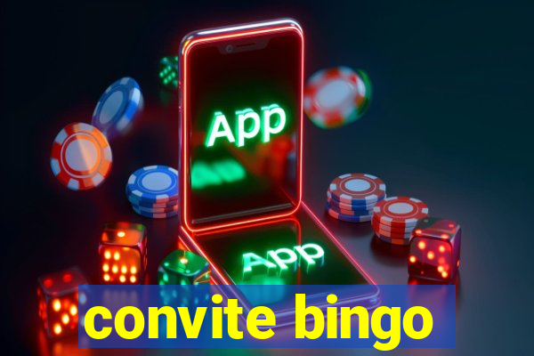 convite bingo