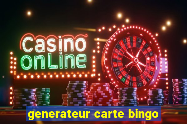 generateur carte bingo