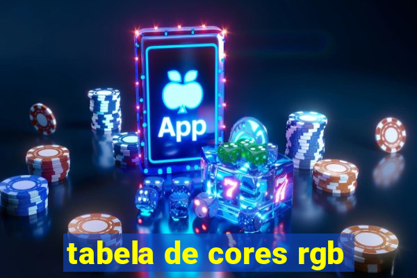 tabela de cores rgb