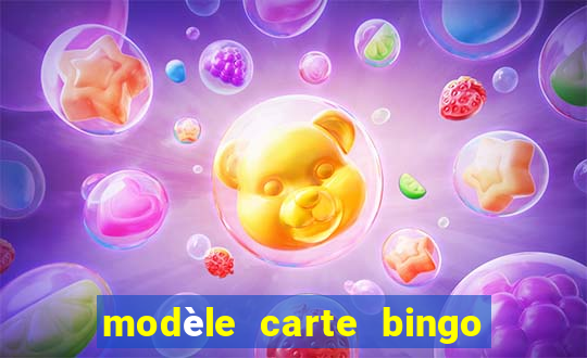 modèle carte bingo quarantaine gratuit