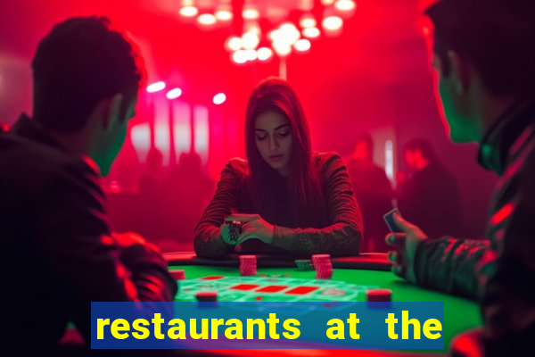 restaurants at the cosmopolitan casino