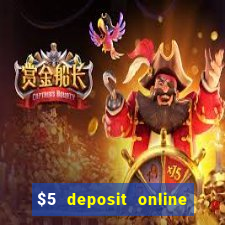 $5 deposit online casino canada