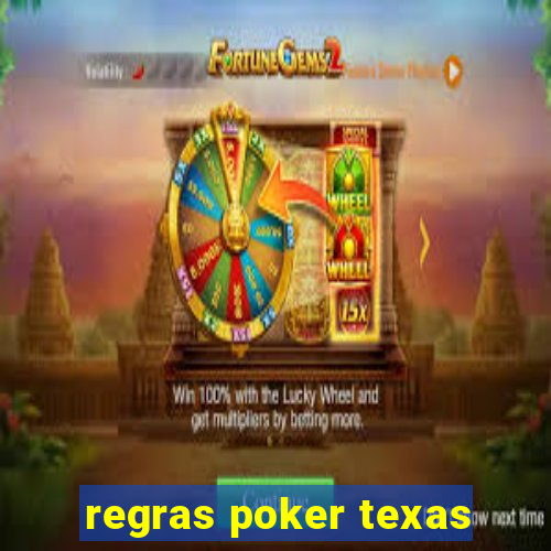 regras poker texas