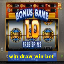 win draw win bet