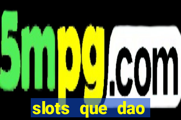 slots que dao bonus no cadastro sem deposito