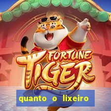 quanto o lixeiro ganha por ano