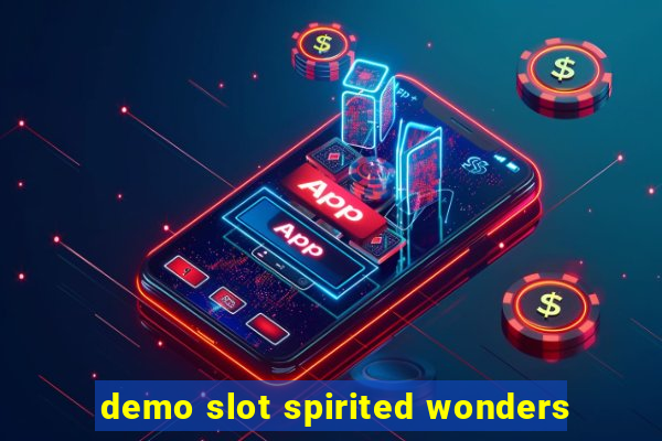 demo slot spirited wonders