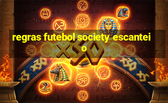 regras futebol society escanteio