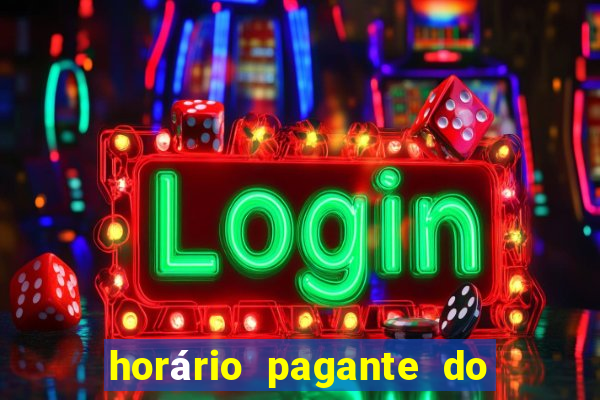 horário pagante do fortune tiger hoje