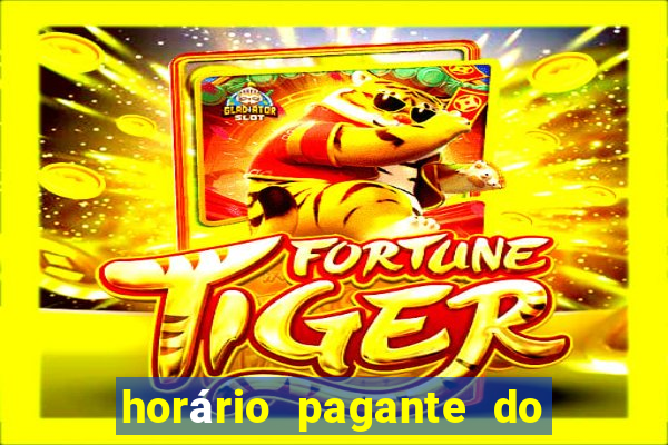 horário pagante do fortune tiger hoje