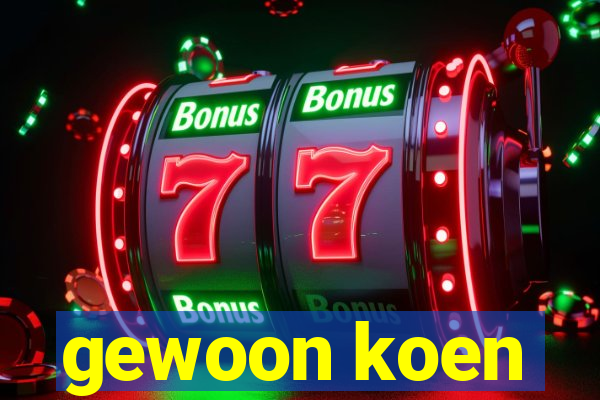 gewoon koen