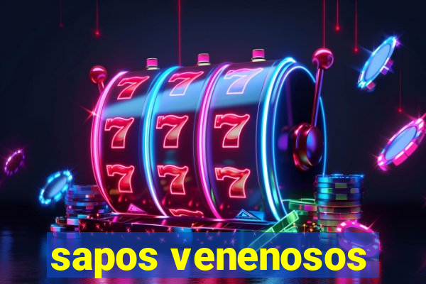 sapos venenosos