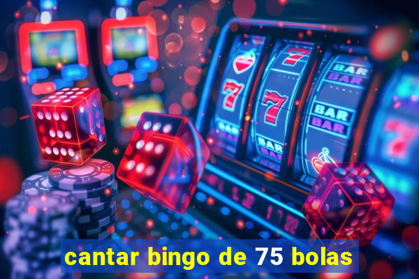 cantar bingo de 75 bolas