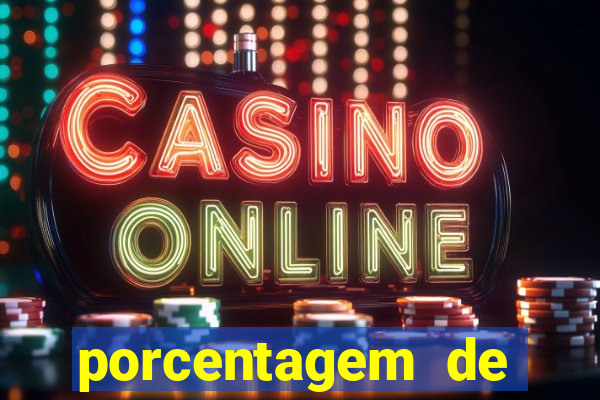 porcentagem de pagamento dos slots