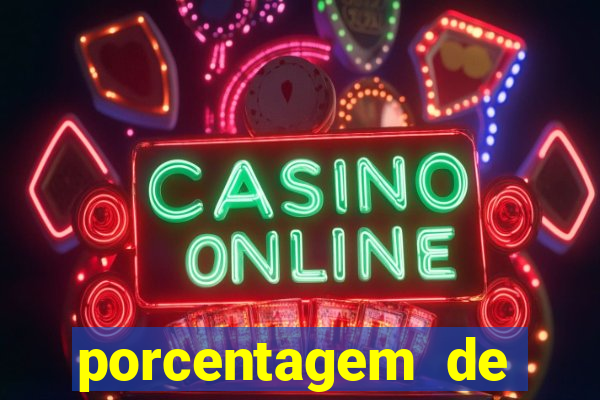 porcentagem de pagamento dos slots