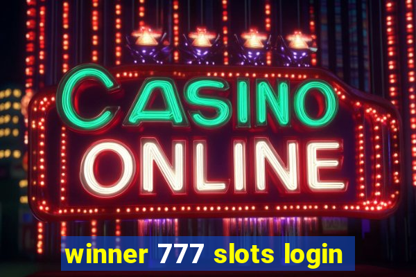 winner 777 slots login