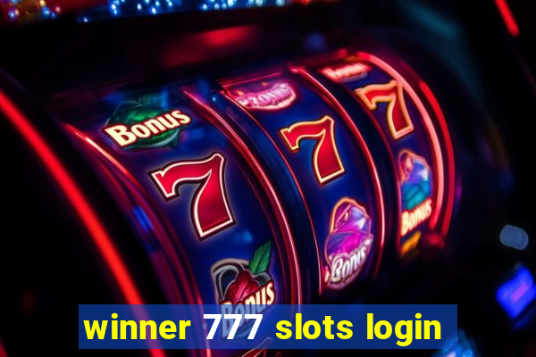 winner 777 slots login