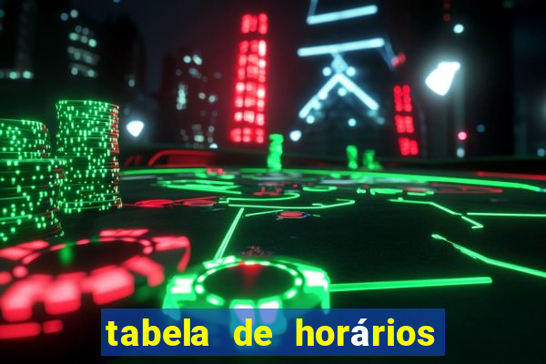 tabela de horários fortune tiger