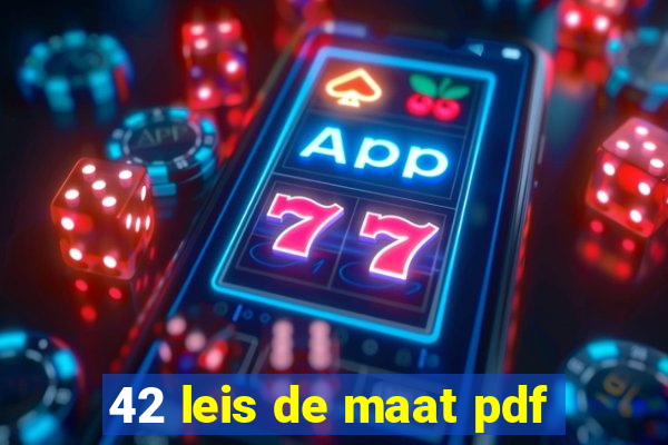 42 leis de maat pdf