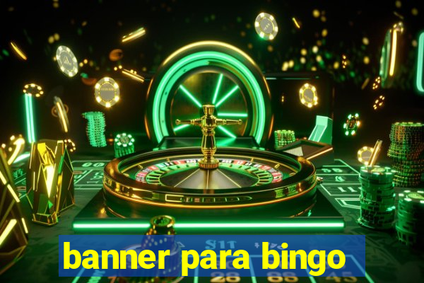 banner para bingo