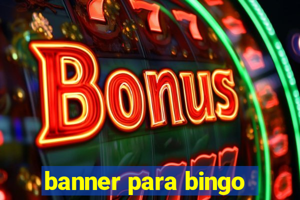 banner para bingo