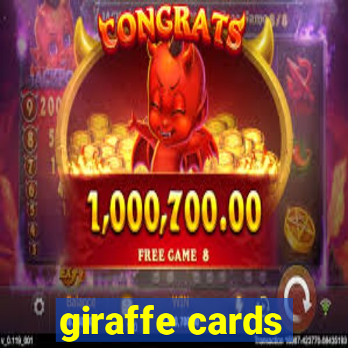 giraffe cards