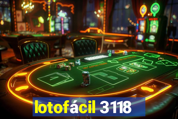 lotofácil 3118