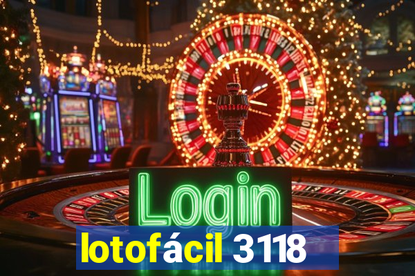 lotofácil 3118