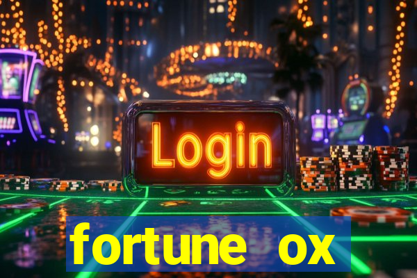 fortune ox plataforma nova