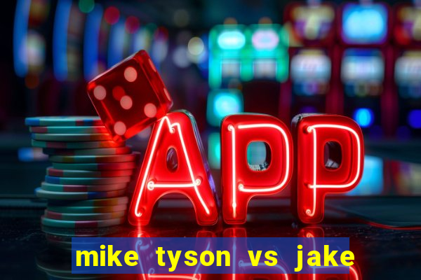 mike tyson vs jake paul bet365