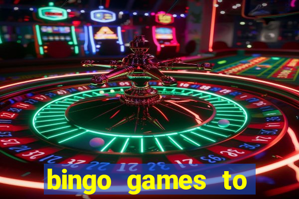 bingo games to play at home