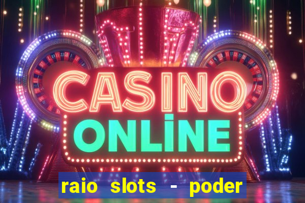 raio slots - poder de zéus