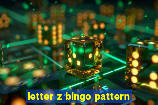 letter z bingo pattern