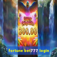 fortune bet777 login