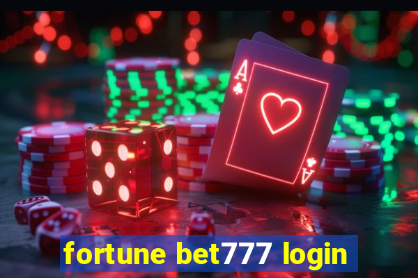 fortune bet777 login