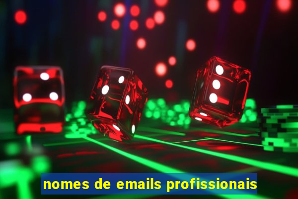 nomes de emails profissionais