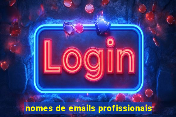 nomes de emails profissionais