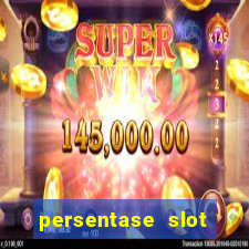 persentase slot hari ini