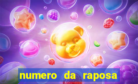 numero da raposa jogo do bicho